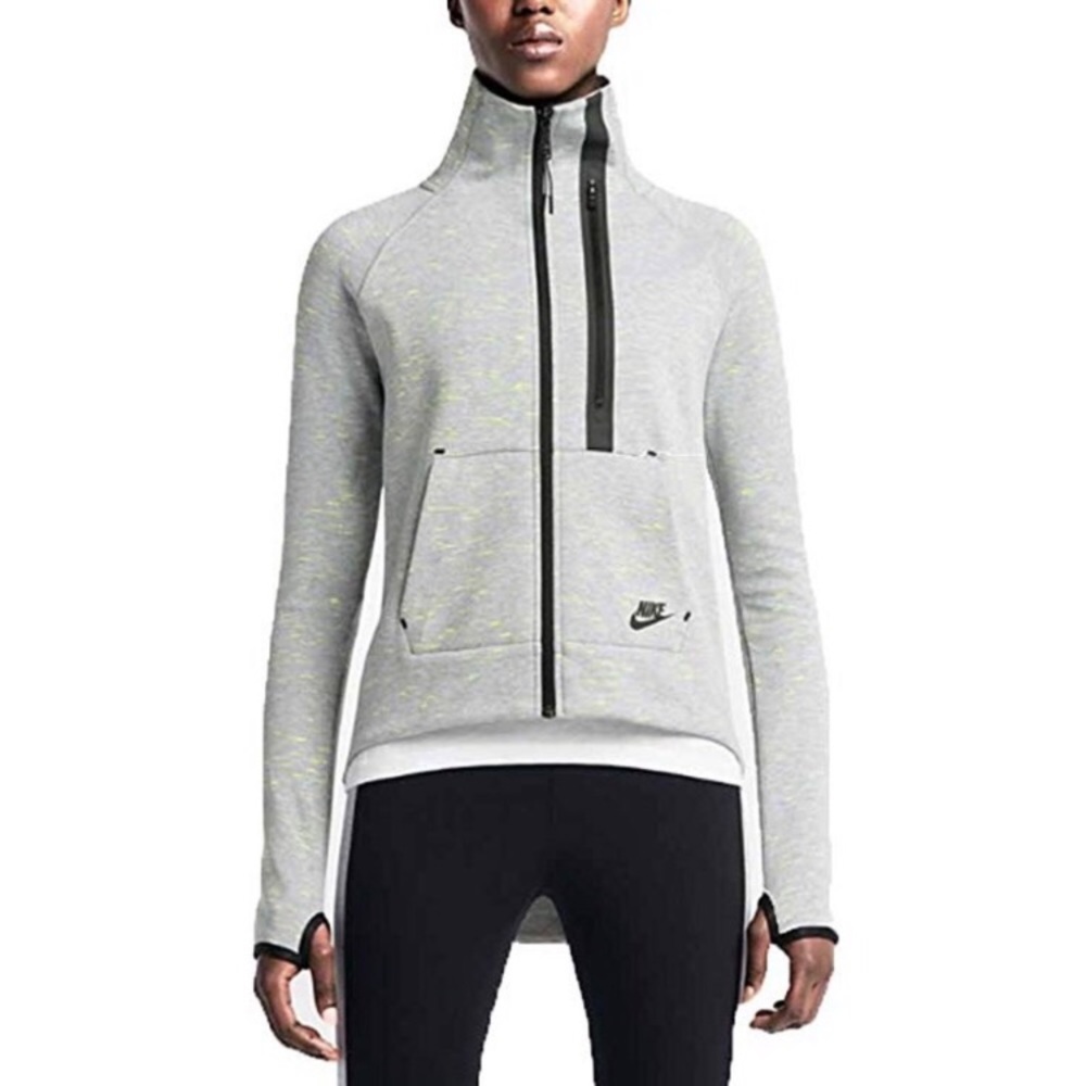 Nike tech fleece zip through hoodie